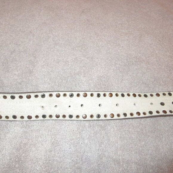 Rod's Arrow Beaded Hand Tooled Leather Belt Size M Rhinestones Studs Western - Picture 13 of 13